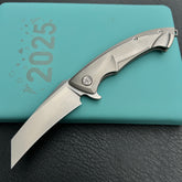 KB Knives KB153A Anteater Frame Lock Pocket Folding Knife Gray Ti Handle 3.43'' Sandblast M390